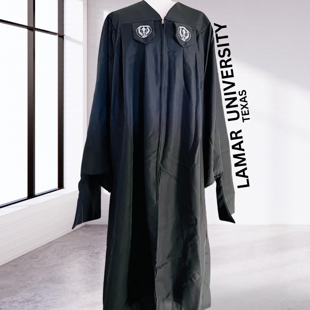 Unisex LAMAR UNIVERSITY TX. Masters Graduation Gown and Hood